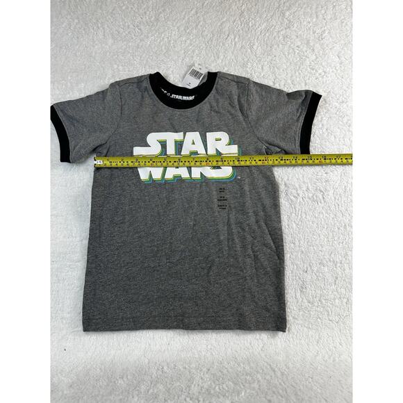 Star Wars Boy’s Ringer T-shirt Size XS Size 4 New with Tags - Picture 2 of 4